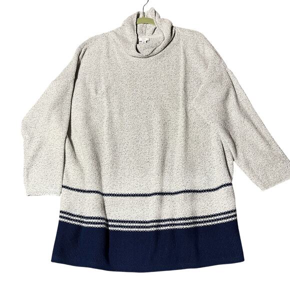 J Jill Cowl Neck Pullover Sweater Oversized Knit Size XL - Picture 1 of 5